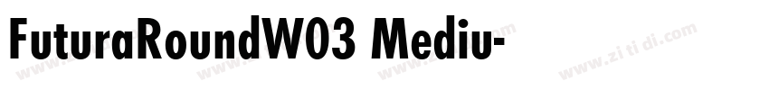 FuturaRoundW03 Mediu字体转换 FuturaRoundW03 Mediu字体转换